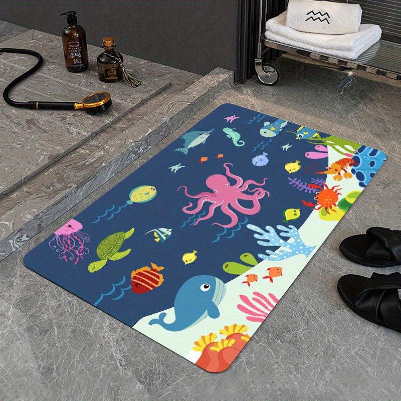 Quick Dry Bath Mat Water Absorbent Soft Carpet