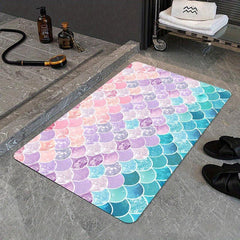 Quick Dry Bath Mat Water Absorbent Soft Carpet