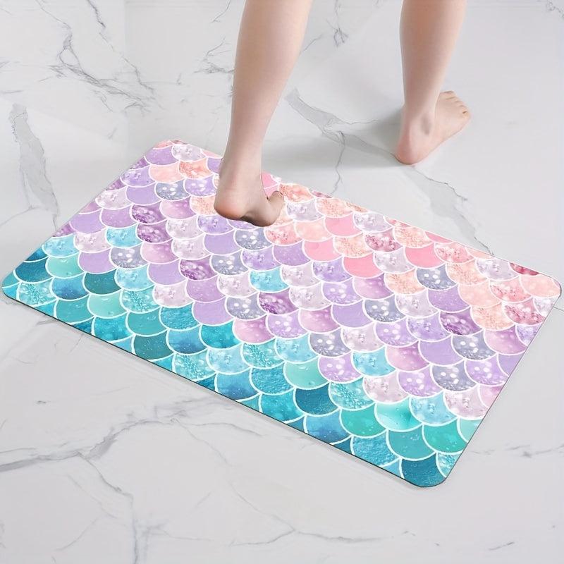 Quick Dry Bath Mat Water Absorbent Soft Carpet