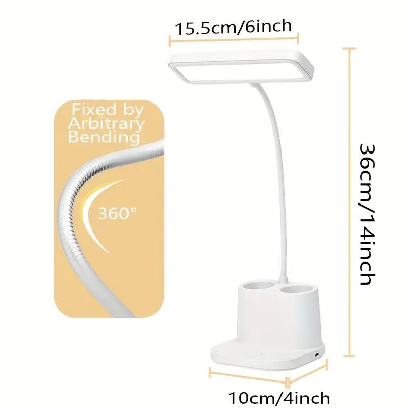 USB Touch Control LED Desk Lamp Rechargeable Operated Desk Lamp