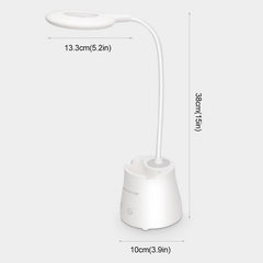 Student Desk Lamp with Pen Holder & Phone Holder