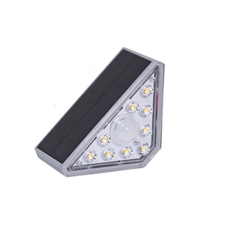 1pc Solar Step Light 800MAH Bright Outdoor Landscape Light