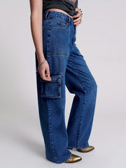 Y2K & Kpop Style Cargo Pants Straight Jeans