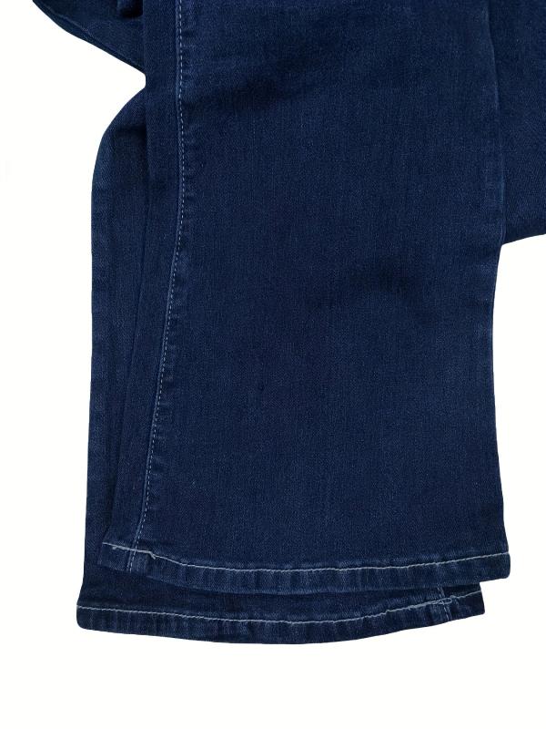Lace Up Flare Jeans Mid Stretch Slim Fit Casual Bell Bottom Jeans