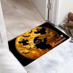 Halloween Ghost Pattern Rug Anti-Slip Absorbent Soft Carpet