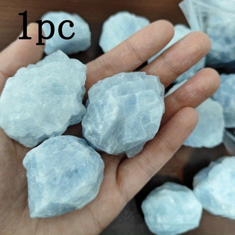 1pc Natural Calcite Raw Stones Crystal Healing Home Decor