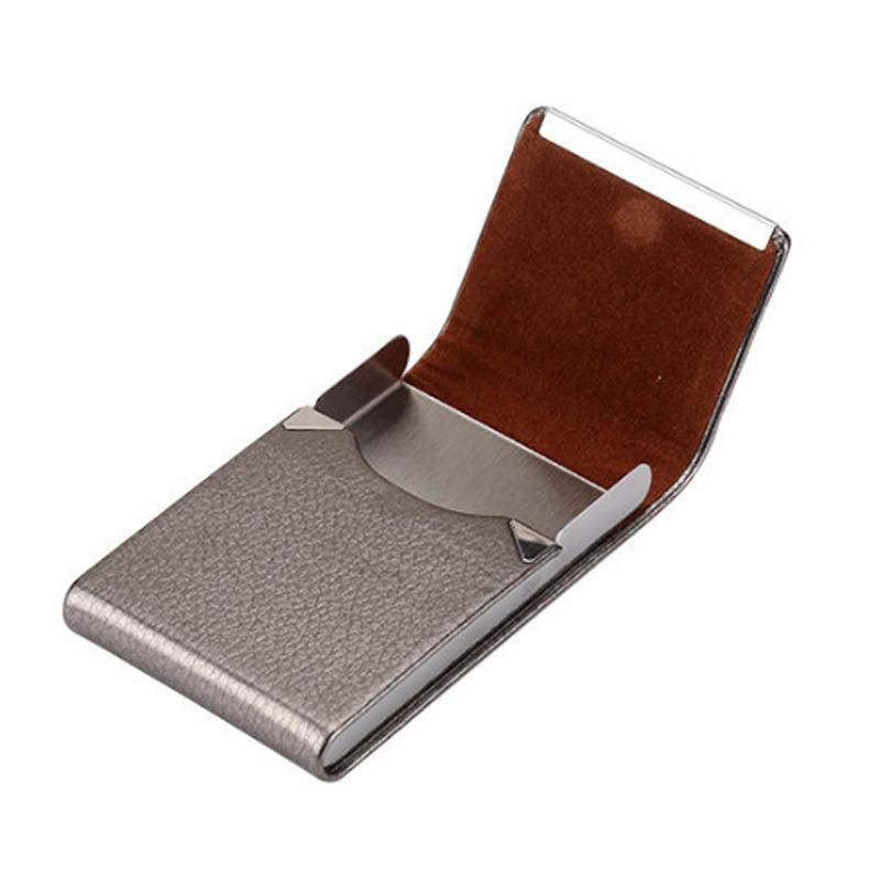 Multifunction PU Leather Cigarette Case Storage Box For Men
