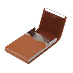 Multifunction PU Leather Cigarette Case Storage Box For Men