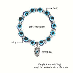 Devil's Eye Shape Pendant Anklet For Women Girls