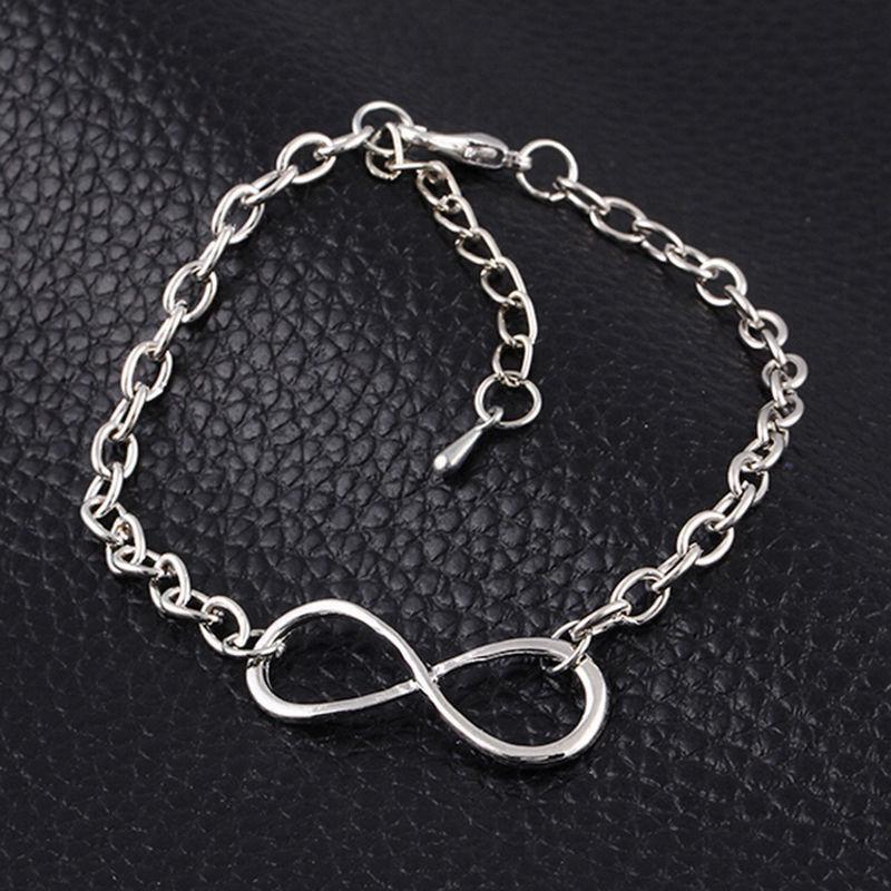 Infinity Symbol Bracelet Women's Jewelry Alloy Hand Decoration