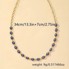Evil's Eye Collar Choker Lucky Protection Evil Eye Neck Jewelry