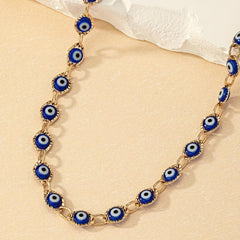 Evil's Eye Collar Choker Lucky Protection Evil Eye Neck Jewelry