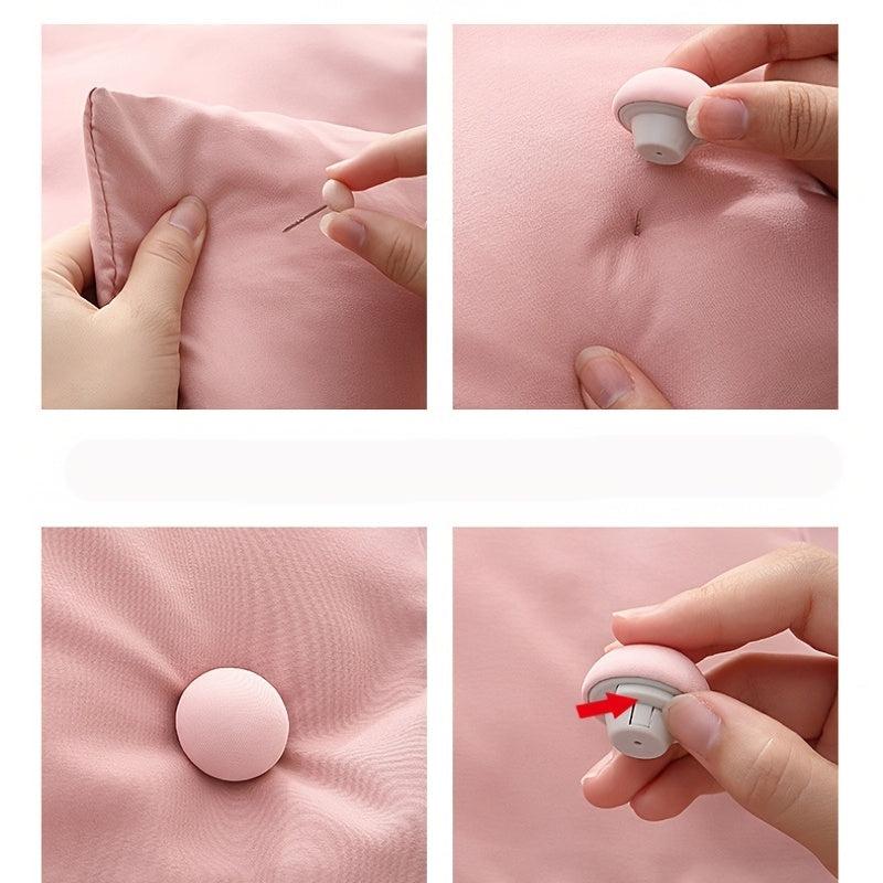 12pcs Quilt Fixers No Pins Bed Sheet Quilt Anti Run Buckles