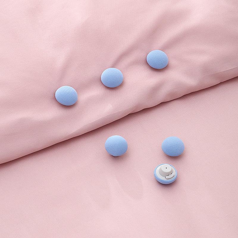 12pcs Quilt Fixers No Pins Bed Sheet Quilt Anti Run Buckles