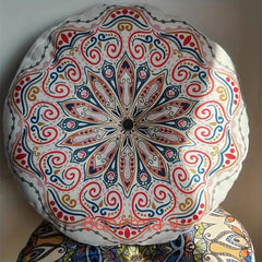Round Yoga Cushion Comfortable Wear-resistant Cotton Linen Floor Pillow