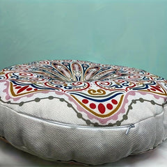 Round Yoga Cushion Comfortable Wear-resistant Cotton Linen Floor Pillow