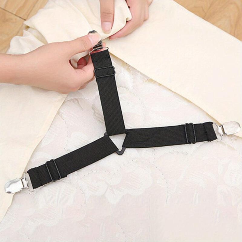 Adjustable Elastic Bed Sheet Fixers Set