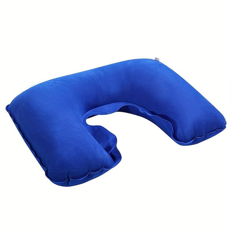 Inflatable U Shaped Pillow Neck Support for Travel