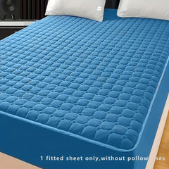 Soft Layered Fitted Sheet Deep Pocket Bedding Mattress Cover