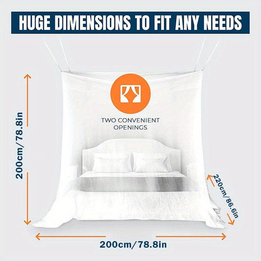 Mosquito Net For Double To King Size Bed Canopy Camping Screen House