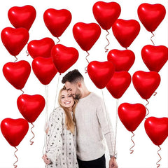 10pcs Heart Balloon Red Pink Latex Love Proposal Wedding Party Supplies
