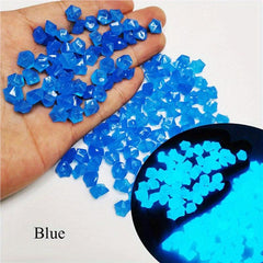 300 Glow in the Dark Luminous Stones for Outdoor Decoration