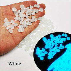 300 Glow in the Dark Luminous Stones for Outdoor Decoration