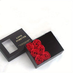 Simulation Roses Decor Jewelry Box Flower Jewelry Goodie Boxes