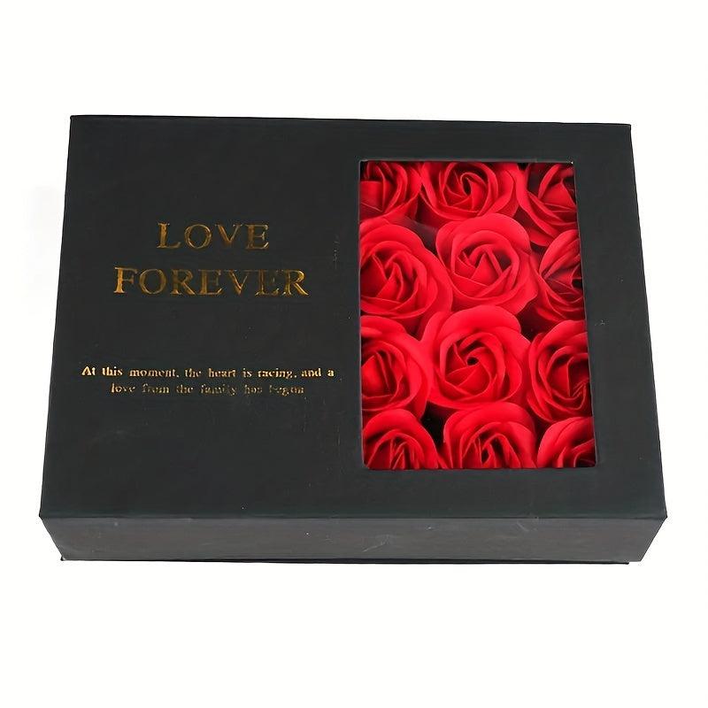Simulation Roses Decor Jewelry Box Flower Jewelry Goodie Boxes