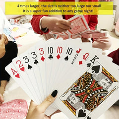 Jumbo Playing Cards - 4x Bigger - Wedding Anniversary Party Sup