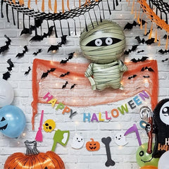Halloween Mummy Decoration Balloon - Party Decor Supplies