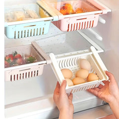 Retractable Refrigerator Storage Rack Fresh Box Household Supplies