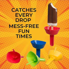 1pc Drip Popsicle Holder with Straw - Summer Party Supplies