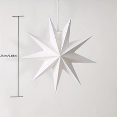 Origami Style Hanging Ornaments for Christmas Weddings Birthdays