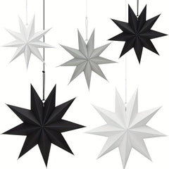 Origami Style Hanging Ornaments for Christmas Weddings Birthdays