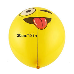 10pcs Yellow Expression Balloon Room Decor for Birthday Party