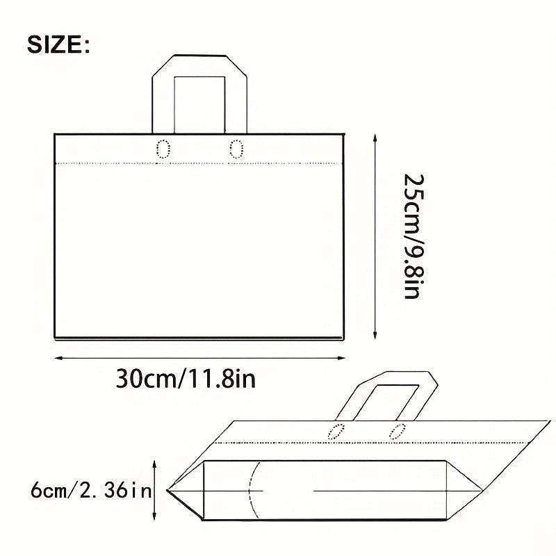5pcs PVC Satchel Gift Bag- Ideal for Holiday Decor and Party