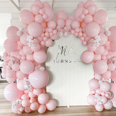 50pcs Light Pink Balloons 12 Garland Arch Kit For CowGirls 16th Birthday