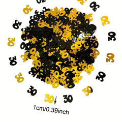Anniversary Confetti Happy Birthday Table Scatter Decoration