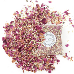 8 Packs Natural Wedding Confetti Dried Flowers Rose Petals Bridal Shower Decor