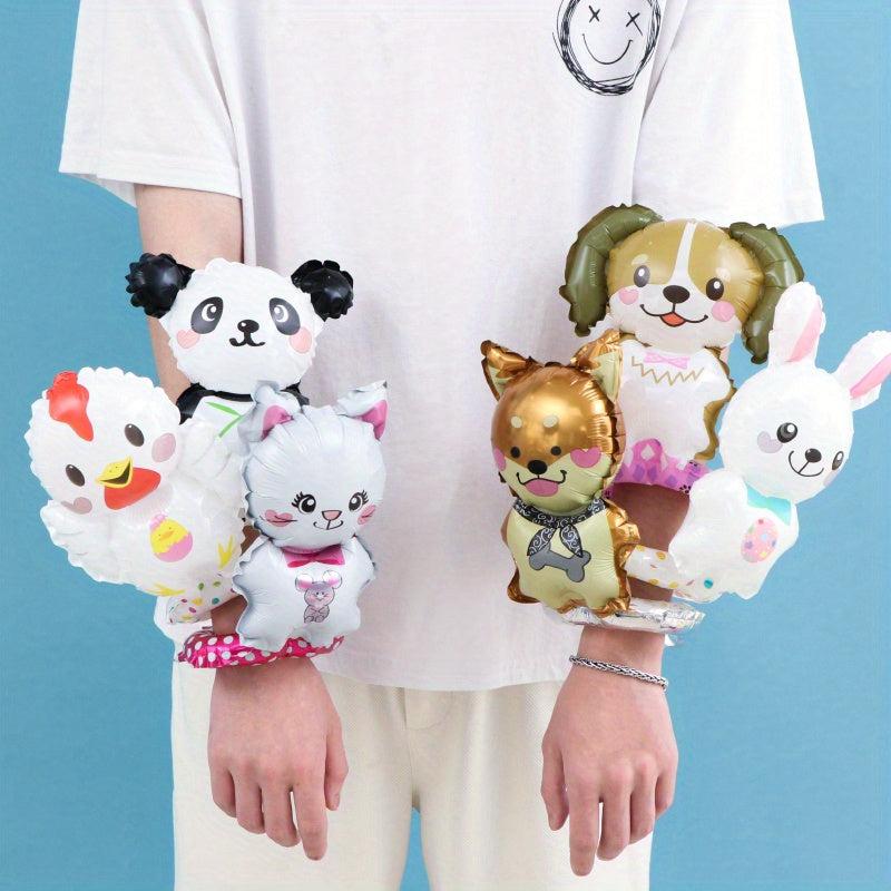 16pcs Mini Animal Wrist Balloons - Fun Party Decoration Toys