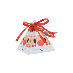 24pcs Christmas Triangle Candy Box Christmas Supplies Packaging Box