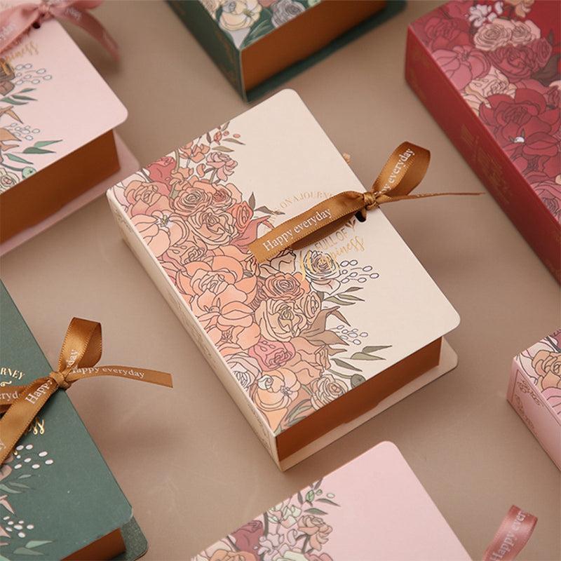5pcs Book Shape Candy Boxes Paper Bags Wedding Birthday Party Decor