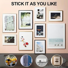 60pcs Reusable Waterproof Nano Tape Wall Stickers Home Supplies