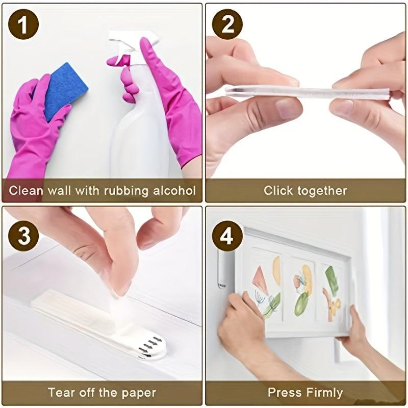Command Strips Heavy Duty Picture Hanging Kit - 12 Pairs 24 Strips