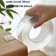 Heavy Duty Nano Double Sided Adhesive Tape Clear Mounting Strips
