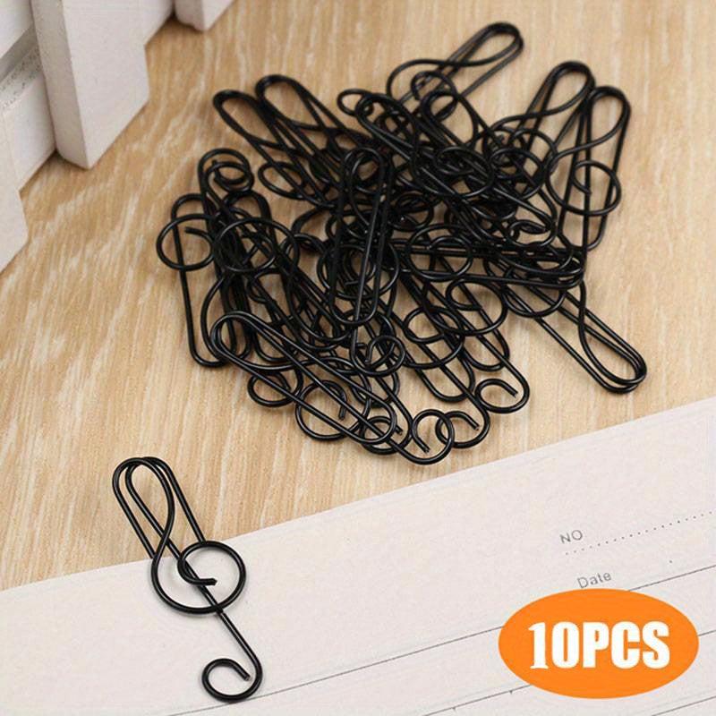 Musical Note Paper Clips - Creative & Fashionable Office Accessories
