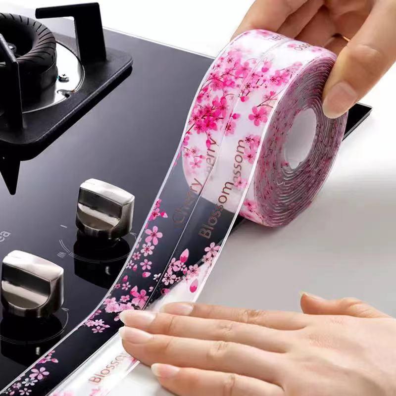 Kitchen Sink Waterproof Sticker Anti mold Tape Self adhesive Seam Sticker