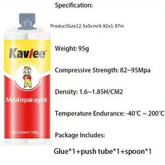 Stainless Steel Glue Waterproof Repair Agent Metal Plastic Kit