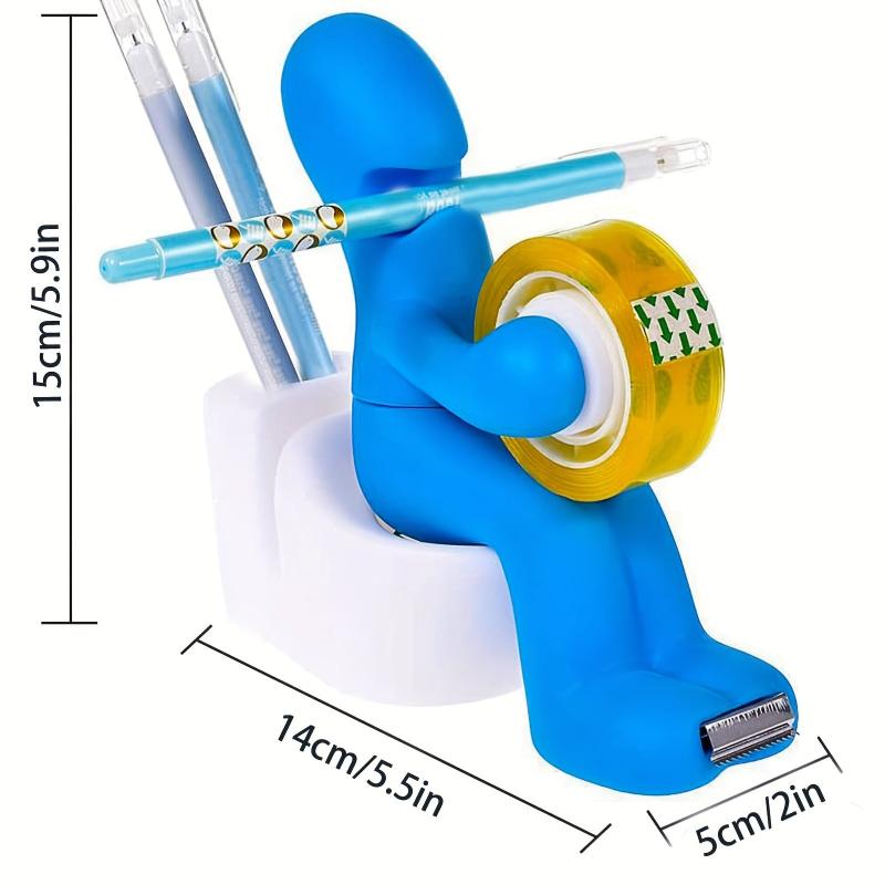 Funny Tape Dispenser: Perfect Gag Gift Desk Accessory for Men, Teachers & More
